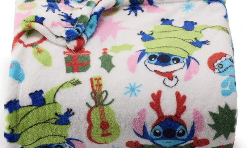 Disney’s Holiday Oversized Supersoft Plush Throw Blanket $8