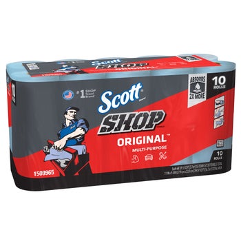 Scott Shop Towels Original Multi-Purpose Blue 10-count price was $18.9 -> $15.9